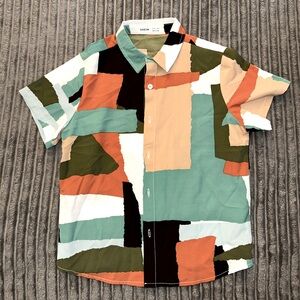 Boys SHEIN short-sleeve button down shirt